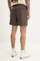 Îmbrăcăminte Abercrombie & Fitch pantaloni scurți din amestec de in KI128.5064.428 maro