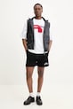 Памучен къс панталон Sprayground SP739E черен SS25