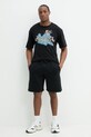 Hollister Co. pantaloni scurți KI328.5037.900 negru SS25