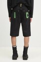 Одяг Джинсові бавовняні шорти ICECREAM Running Dog Denim Shorts ICD25103 чорний
