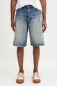 Kenzo szorty jeansowe bawełna niebieski FF55DS3396I7.DS