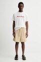 Бавовняні шорти Kenzo FF55SH5059SC.11 бежевий SS25