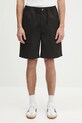 Norse Projects pantaloncini Ragnar Fine Broken Twill Shorts tessuto nero N35.0620.9999