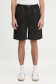 Norse Projects pantaloni scurți Ragnar Fine Broken Twill Shorts panza negru N35.0620.9999