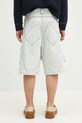 Clothing Marcelo Burlon denim shorts Bleach Dnm Wide Cargo Shorts Light Blue CMYC003S25DEN0014000 blue