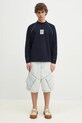 Marcelo Burlon denim shorts Bleach Dnm Wide Cargo Shorts Light Blue CMYC003S25DEN0014000 blue