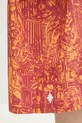 Marcelo Burlon pantaloni scurti din bumbac Aop Mech Pajama Shorts Orange Burgundy portocaliu CMCB00AS25FAB0012028