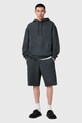 AllSaints pantaloni scurti din bumbac HAVEN bumbac albastru M020TC