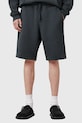 AllSaints pantaloni scurti din bumbac HAVEN M020TC albastru SS25