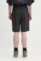 Clothing Our Legacy wool shorts Borrowed M2254BPC black