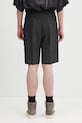 Дрехи Вълнени къси панталони Our Legacy Borrowed M2254BPC черен