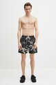 Wales Bonner szorty kąpielowe Althea MS25TR25.PA01.9900 czarny