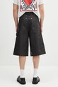 Odzież Wales Bonner szorty skórzane Ivy US25LE03.LE02.999 czarny