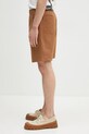 A.P.C. szorty jeansowe Short Norris COGBJ.H10186 brązowy SS25