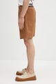 A.P.C. szorty jeansowe Short Norris COGBJ.H10186 brązowy SS25