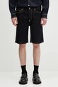 Джинсові шорти Evisu Graffiti Daicock Printed Denim джинс темно-синій 2ESHTM5DS1142