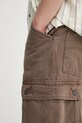 Džínové šortky Levi's 478 BAGGY CARGO SHORTS hnědá 001GU