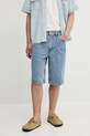 Levi's pantaloni scurți jeans 568 LOOSE CRPNTR SHORTS bumbac albastru 001K8