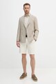 Bavlnené šortky Sisley 4GJ0S9018 béžová SS25