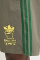 adidas Originals pantaloncini Braindead Short Braindead verde JN7149