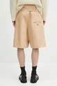 Odzież JW Anderson szorty bawełniane Folded Front Pleat SR0107.PG1713.132 beżowy