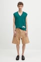 JW Anderson cotton shorts Twisted Workwear SR0108.PG1744.130 beige