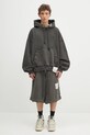 Βαμβακερό σορτσάκι Maison MIHARA YASUHIRO Amateur Sewn Shorts A14SP523 γκρί
