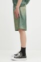 Σορτς Maison MIHARA YASUHIRO Aged Satin Shorts J14PT143 πράσινο SS25