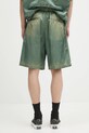 Ρούχα Σορτς Maison MIHARA YASUHIRO Aged Satin Shorts J14PT143 πράσινο