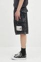 Bavlněné šortky Maison MIHARA YASUHIRO Amateur Sewn Cargo Shorts A14PT054 černá SS25