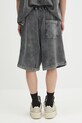 Ρούχα Βαμβακερό σορτσάκι Maison MIHARA YASUHIRO Bleached Shorts A14SP544 μαύρο