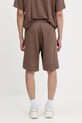 Odzież adidas Originals szorty bawełniane Ess Nc Oc Tee KE6583 brązowy
