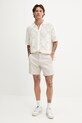 Hollister Co. pantaloni scurți din amestec de in KI328.5167.178 bej SS25