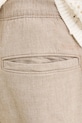 Hollister Co. pantaloni scurți din amestec de in bej KI328.5167.400