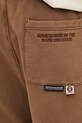 AAPE cotton shorts Now Sweat AAPSPMB678XXO brown