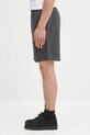 AAPE pantaloni scurți din bumbac Now Sweat AAPSPMB678XXO gri SS25