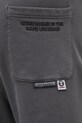 AAPE pantaloni scurți din bumbac Now Sweat gri AAPSPMB678XXO