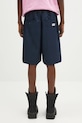 Oblečení Bavlněné šortky AAPE Now Woven AAPSPMB670XXO námořnická modř