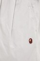 Bavlnené šortky A Bathing Ape One Point Ctn Twill Relaxed Fit sivá 1L30153301