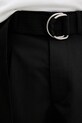 Nanushka wool blend shorts OLLIE black NM25SSST12699