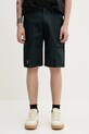 Къс панталон Fjallraven Ruaha Shorts изчистен тъмносин F81188