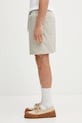Maison Kitsuné szorty Elasticated OM01414WW9020 beżowy SS25