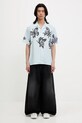 Košeľa Needles x Kae Tanaka S/S One-Up QV432 modrá