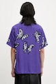 Ρούχα Πουκάμισο Needles x Kae Tanaka S/S One-Up QV432 μωβ