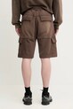 Oblečenie Bavlnené šortky 1017 ALYX 9SM Fleece garment dye cargo AAMSO0084FA01 hnedá