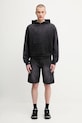 1017 ALYX 9SM cotton shorts Fleece garment dye cargo black AAMSO0084FA01