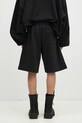 Oblečení Kraťasy VETEMENTS Embroidered Logo UA66SS610B černá