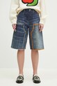 Andersson Bell szorty jeansowe Denim Trompe L`Oeil Double Knee apa786u granatowy SS25