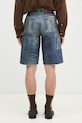 Ρούχα Τζιν σορτς Andersson Bell Denim Trompe L`Oeil Double Knee apa786u σκούρο μπλε