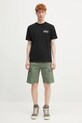 Carhartt WIP szorty bawełniane Aviation Short I028245.1YF02 zielony